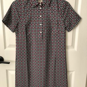 JCREW printed shirt dress